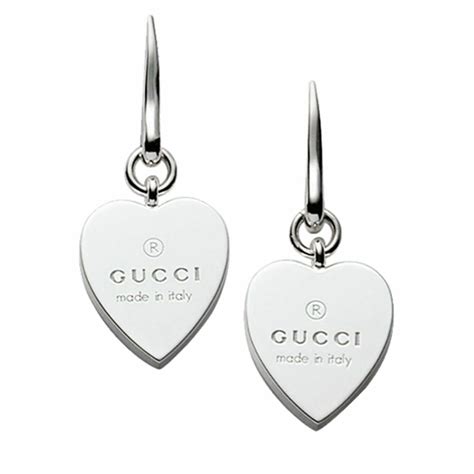 gucci heart earrings dangle